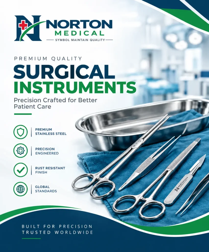 precision surgical instruments poster